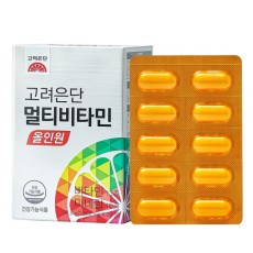 고려은단 멀티비타민 올인원 1560mg x 60캡슐 4개