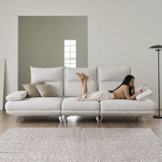 웰퍼니쳐 코모도 패브릭 빅토리아 스윙 소파 4인