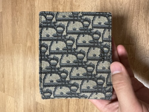 디올 오블리크 반지갑