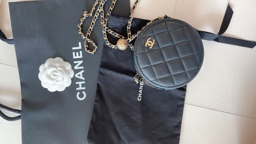 샤넬 골드볼 동그리백